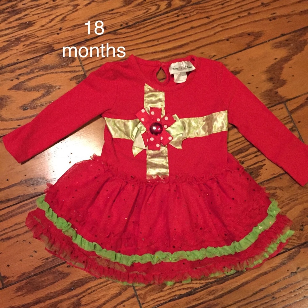 Rare Editions 18 month Christmas Dress